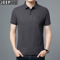 JEEP SPIRIT短袖T恤男夏季polo衫休闲宽松翻领加肥加大码PS1151