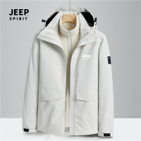 厂家直销2022秋冬季男士户外两件套抗寒冲锋衣 三合一外套