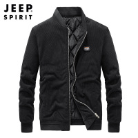 棉服外套2022年秋冬男士保暖立领休闲大码夹克中年爸爸装上衣