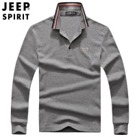 翻领长袖T恤男士2022秋季新款中年爸爸装休闲商务上衣长袖polo衫