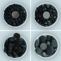 天然铁胆沙黑工砂水族鱼缸底沙装饰造景水草砂乌龟用石头石子 1.0-1.5厘米铁胆沙(1.8斤)