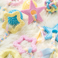 宠物小狗狗玩具球发声磨牙耐咬训练泰迪比熊幼犬猫玩具用品狗咬胶 毛线球