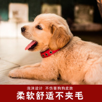 狗项圈大型犬泰迪金毛宠物颈圈中小型犬狗狗项圈脖圈脖套宠物用品