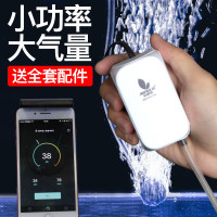 鱼缸增氧泵养鱼增氧机小型家用打氧机气泵超静音鱼缸氧气泵 静音款2.8W可调气量[送气石套餐]