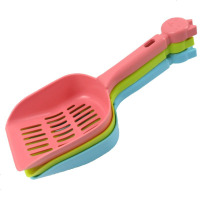 猫砂铲猫粮铲加厚型猫铲子塑料猫屎铲子猫沙粮食铲猫咪清洁用品 猫砂铲（两支装 颜色随机可指定）