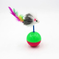 [6件套]宠物玩具猫玩具狗狗玩具橄榄球笼中鼠逗猫不倒翁老鼠