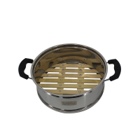 格丽诺(GOVEVO) 34CM 食品级不锈钢竹蒸屉蒸笼家用辅食锅蒸格蒸层多功能炒锅汤锅配套通用加厚加高篦子蒸馒头