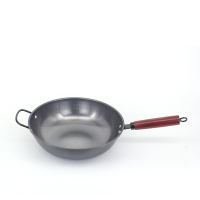 格丽诺铁锅炒锅全面屏真不锈32cm炒锅带耳(单锅无盖无盒)