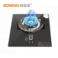 格丽诺(GOVEV) JZT-052燃气灶具(天然气)2级能效 钢化玻璃面板4.5KW大火力铁盖炉 熄火保护(不含安装)