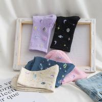 长袜子女秋冬季ins潮纯棉韩国日系可爱少女星星韩版ulzzang中筒袜