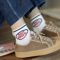 春秋季袜子女韩版学院风ins短袜字母个性街头欧美ulzzang中筒袜潮