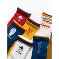 袜子女中筒袜ins潮夏薄款运动滑板袜百搭个性中长袜女街头棒球袜