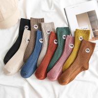 袜子女中筒袜秋冬季ins潮可爱日系纯棉百搭韩版学院风春秋款长袜
