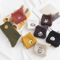 中长款袜子女中筒袜纯棉日系ins潮韩国堆堆袜女秋冬网红高腰长袜