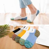 [5双装]袜子男短袜男士隐形防臭吸汗运动袜潮秋冬季船袜棉袜