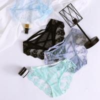 三送一女内裤蕾丝 冰丝 火辣诱惑性感绑带式三角裤头纯棉裆少女