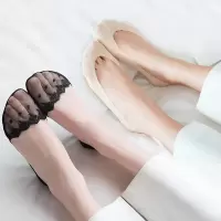 船袜女蕾丝袜子女棉袜子底浅口全隐形薄款硅胶防滑高跟鞋短袜夏季