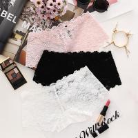三送一女士性感蕾丝无痕三角内裤女透气纯棉提臀中腰大码薄底裤头
