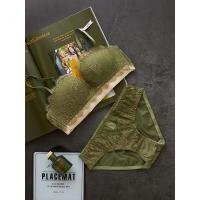 内衣内裤文胸套装调整型小胸聚拢性感蕾丝无钢圈胸罩上托收副乳女