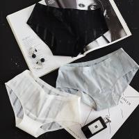 性感舒适透明蕾丝内裤女低腰网纱火辣透气少女三角裤纯棉档底裤头