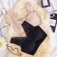 无痕无钢圈聚拢文胸女性感蕾丝美背少女睡眠内衣秋冬季款胸罩日系