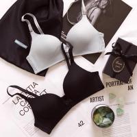 法式性感蕾丝三角杯无痕文胸套装女小胸聚拢无钢圈薄款内衣裤胸罩