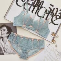 舒适内衣女性感蕾丝无钢圈小胸显大日系仙女侧收副乳文胸套装胸罩