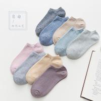 袜子女短袜浅口船袜女棉文艺复古粗线防滑春秋夏季薄款日ins潮袜