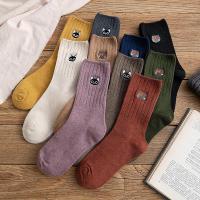 长袜子女春秋款韩国日系可爱纯棉韩版ins潮高腰堆堆中筒袜秋冬季