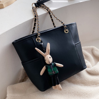 冬季质感潮包包女2019新款韩版时尚大容量百搭链条单肩斜挎托特包