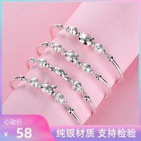 三丽鸥纯银玉桂狗铃铛手链可爱软妹库洛米美乐蒂jk少女手镯送学生