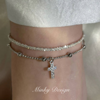 「虔愿」纯银好运手链女闺蜜生日学生小众设计感简约