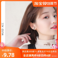 慕司小d气质小巧简约耳夹无耳洞秋冬耳钉短款百搭耳环女ins风耳饰