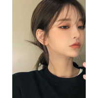 [巷南]925纯银无耳洞排钻耳夹2021年新款潮搭耳骨夹夏季耳饰女