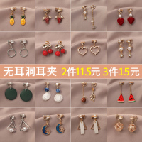 耳夹无耳洞女森系仙气高级感耳挂耳饰超仙法式复古简约冷淡风港味