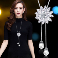 毛衣链长款2021年新款潮百搭简约高端夏女衣服配饰挂件装饰品项链