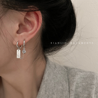 韩国气质网红高级感耳骨环2021年新款潮简约耳扣饰品女百搭耳钉