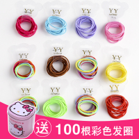 儿童小皮筋发绳不伤发简约可爱女童女孩扎头绳公主宝宝发圈头饰品