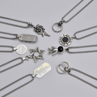 项链女嘻哈毛衣卫衣链子潮宇航员吊坠长款2020年新配衣服饰品