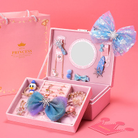 儿童礼盒套装宝盒头饰女孩生日发夹女童发饰品公主创意礼品