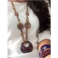 长项链子衣服挂件配饰连衣裙水晶装饰品毛衣链长款百搭韩国女