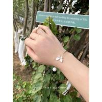 飞舞~蝴蝶手镯简约百搭气质手链女复古法式甜美手饰品韩国小清新