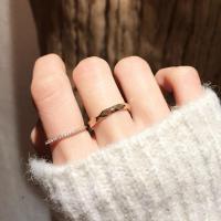 多菱形切面简约钛钢不褪色戒指指环镀18K彩金钛钢婚戒饰品不色