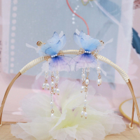 汉服发饰中国风配饰儿童汉服搭配头饰女童发夹流苏女宝宝饰品头花