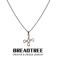 BREADTREE饰品 原创个性化学元素分子结构式RNA项链男女情侣吊坠