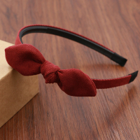 兔耳朵发饰品发箍绒布头饰女孩大童发卡带齿防滑头圈学生压发头箍