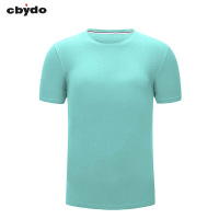 纯色圆领短袖T恤定制男装T恤加工中高档贴牌广告衫来图来样定做