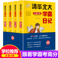 清华北大学霸日记全4册 状元学习法学霸笔记如何中考高考学习窍数学语文考试记忆方法小学初中高中 学习法书籍等你在清华北大