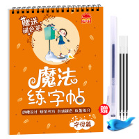 自动褪色笔儿童字帖 幼儿学前基础儿童字母 凹练字帖 小学入学准备5-6-7岁 一年级幼儿园大班学前班练习 自动