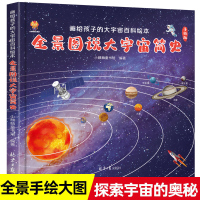 全景图说大宇宙简史 精装硬壳绘本 画给6-10-12岁孩子的大宇宙百科绘本 揭秘星空科学课外书探索宇宙奥秘幼儿童绘本